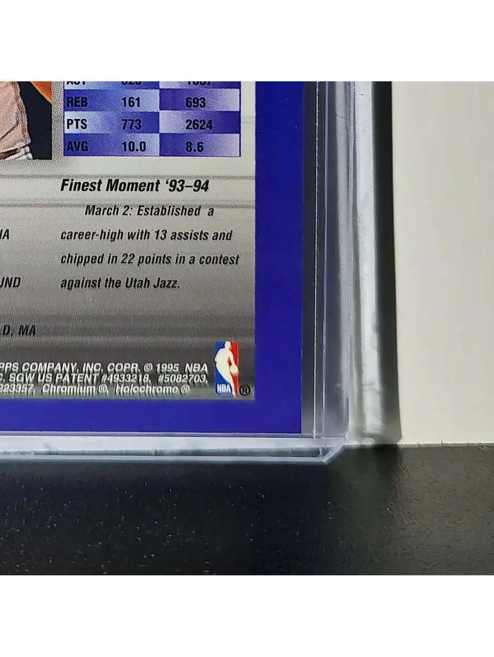 Vinny Del Negro 1994-95 Topps Finest #298 Basketball Card
